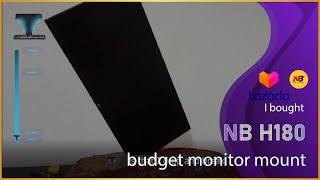 NB H180 North Bayou Monitor Mount : Unboxing, Installation, Orientation, Cable Management