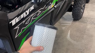 How to Change Kawasaki KRX Air Filter | S\u0026B Filters