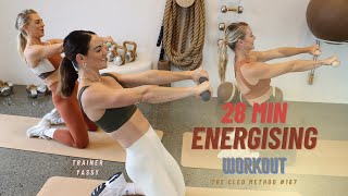 28 MIN Full Body Energising Workout To Get in Shape - Dumbbells Only | The Cleo Method #167