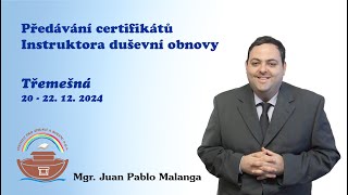 Předávání certifikátů - Instruktor duševní obnovy