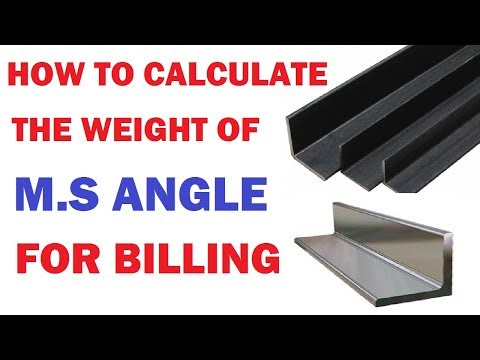How To Calculate The Weight of M.S.Angle For Billing | By Learning Technology | How To Calculate The Weight of M.S.Angle For Billing | By Learning Technology |