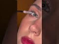 trying glitter mascara topper makeup mascara glitterlashes christmasmakeup makeupreview