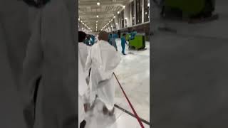 this is how they clean haram mashallah cleaning of kaba #foryou #makkah #viral