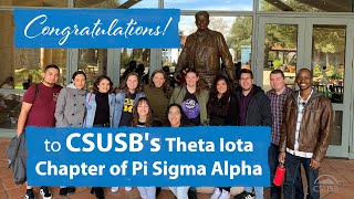 Pi Sigma Alpha names CSUSB chapter as best national chapter for 8th consecutive year