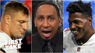 Antonio Brown, not Rob Gronkowski, should be the Bucs' priority to re-sign - Stephen A. | First Take