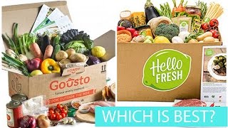 Gousto VS Hello Fresh - Recipe Box Comparison/Unboxing