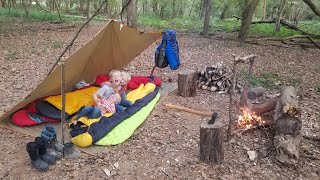Bushcraft Camping & Primitive Survival Fishing - Camp Catch & Cook