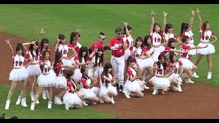 20150321中華職棒開幕賽day1 Lamigirls 開場舞 小蘋果