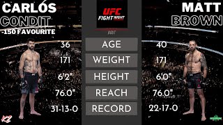 UFC on ABC: Carlos Condit vs. Matt Brown Fight Preview - The Vet, The Bet, and The Casual