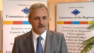 Viceprim-ministrul Liviu Dragnea, în vizită la Comitetul Regiunilor (interviu video)