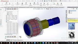 How to design Cam Roller Bearing in solidworks