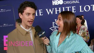 Adam DiMarco Says White Lotus S2 Cast Is SO HOT | E! Insider