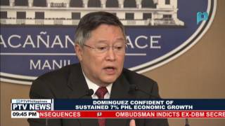 Dominguez confident of sustained 7% PHL economic growth