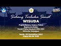 WISUDA PERIODE III TAHUN AKADEMIK 2020/2021 UNIVERSITAS TANJUNGPURA