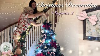 Decorating For Christmas || Vlogmas 2