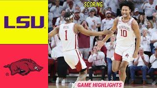 Arkansas vs LSU  Game Highlights | Jan 14,2025 Men's Basketball