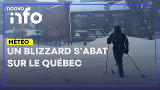 Un blizzard s'abat sur le Québec: 40 cm de neige à Montréal