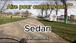 Aire de camping-car à Sedan (Ardennes)