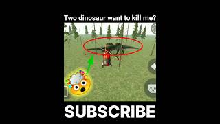 Two dinosaur can kill me or not 🤯| क्या दो डायनासोर मुझे मार पाएंगे #shorts