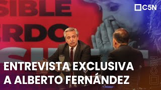 ENTREVISTA EXCLUSIVA al PRESIDENTE Alberto FERNÁNDEZ en MINUTO UNO con Gustavo SYLVESTRE