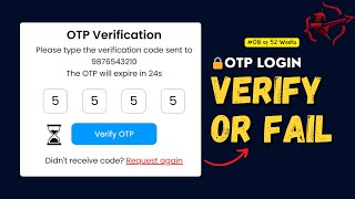 Build an OTP Verification System in JavaScript (Secure Login Logic)