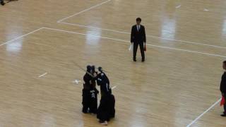 2016 全日本女子学生剣道選手権 2回戦 日体大 小川 vs 関学大 山田