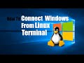 How To Connect Windows From Linux Terminal (OpenSSH)