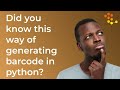 How to Generate Barcode using python (new way)