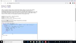Array-3 (fix45) Java Tutorial || codingbat.com