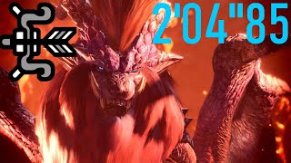 MHWI - Teostra solo Bow TA Wiki Rules 2'04''85 - Triple Cart Team