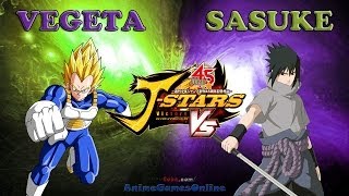 Sasuke vs Vegeta - J-Stars Victory VS Jスターズ ビクトリーバーサス