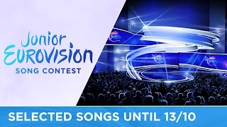 Junior Eurovision 2016: Selected songs until 13 October 2016