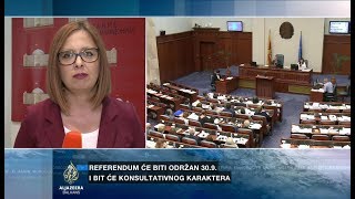 Blaževska-Evrosimoska: Referendum u Makedoniji 30. septembra