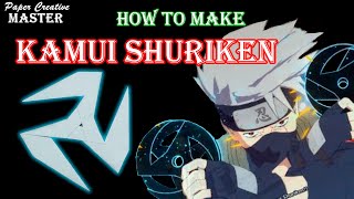 How to make Kakashi (Kamui Shuriken) from paper. Naruto. (Paper Creative Master)