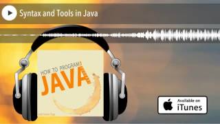 Syntax and Tools in Java