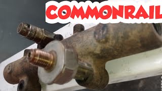 Diesel commonrail fungi dan komponen fuel rail , pressure limiter dan fuel rail pressure sensor