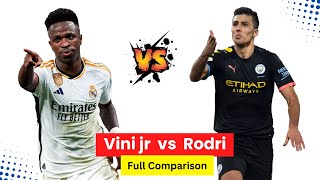 Comparison: Vinicius jr vs  Rodrigo Hernández | Rodri Ballon d'or  2024