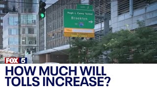 MTA fare hikes in effect. How much will tolls increase?