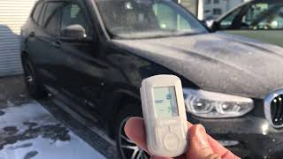 BMW X3-D G01 車内温度計BMW X3  G01 エンジンスターター