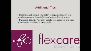 How to Access FlexCare Pay Stubs & W2s