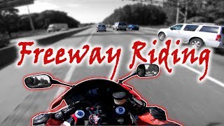 Motorcycle Riding on the Freeway | Beginner Tips  | Honda CBR600rr Motovlog 14