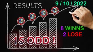 Daily Bets Results 5 (9/10/22) #shorts