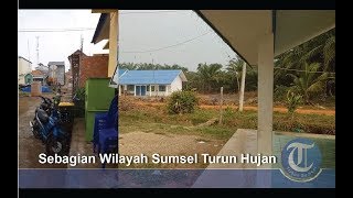 Sebagian Wilayah di Sumsel Mulai Turun Hujan