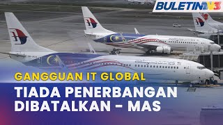 GANGGUAN IT GLOBAL | Lapangan Terbang Sesak, Operasi Airasia \u0026 Firefly Terganggu