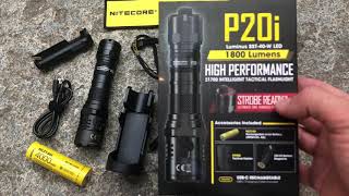 Nitecore P20i Tactical Flashlight - 1800 lumens - Nitecore Italia