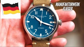 Manufakturwerk 44MM Automatic German Flieger Watch Review - Classic