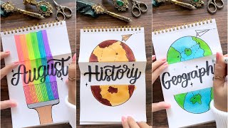 11 Simple Front Page Ideas You Can Make in Minutes || NhuanDaoCalligraphy