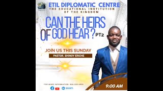 Can The Heirs of God Hear - (PT.2) | Pastor Shinoy Eriche