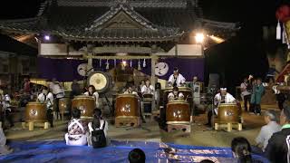 平成29年10月9日　仁尾竜翔太鼓　荒魂神社にて