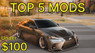 TOP 5 MODS UNDER $100 | GREY 3IS